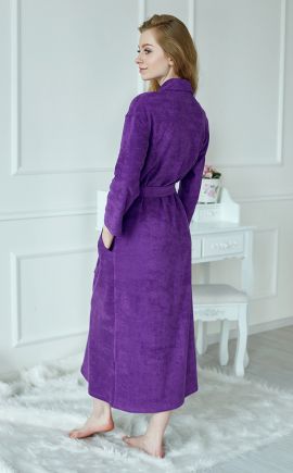 Халат женский Кармен фиолетовый